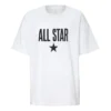 Chuck Taylor All Star Tişört Asya Bedenleri “Beyaz Siyah”