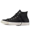 Chuck Taylor All Star Yüksek Bilekli Deri Spor Ayakkabı “Siyah”