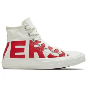 Chuck Taylor All Star Yüksek Bilekli LOGO “Beyaz Kırmızı”