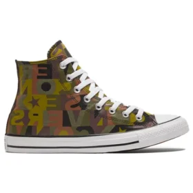 Chuck Taylor All Star Yüksek Bilekli “Siyah Kahverengi Sarı”