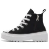 Chuck Taylor All Star Yüksek Bilekli Tırnaklı Günlük Ayakkabı “Siyah Beyaz”