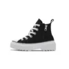 Chuck Taylor All Star Yüksek Bilekli Tırnaklı Günlük Ayakkabı “Siyah Beyaz”