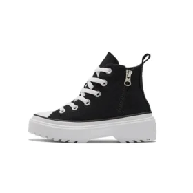 Chuck Taylor All Star Yüksek Bilekli Tırnaklı Günlük Ayakkabı “Siyah Beyaz”