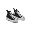 Chuck Taylor All Star Yüksek Bilekli Tırnaklı Günlük Ayakkabı “Siyah Beyaz”