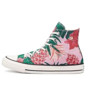 Chuck Taylor All Star Yüksek “Orman Manzarası – Pembe Çiçek Desenli”