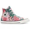 Chuck Taylor All Star Yüksek “Orman Manzarası – Pembe Çiçek Desenli”