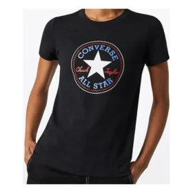 Chuck Taylor All Star Yuvarlak Yaka Kısa Kollu “Siyah”