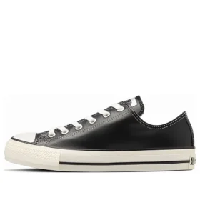 Chuck Taylor All Star Zeytin Yeşili Deri Ox “Siyah Beyaz”