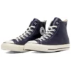 Chuck Taylor All Star Zeytin Yeşili Deri Yüksek Bilekli “Lacivert”