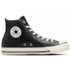 Chuck Taylor All Star Zeytin Yeşili Deri Yüksek Bilekli “Siyah”