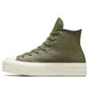 Chuck Taylor Lift Platform Deri Yüksek Bilekli “Yeşil”