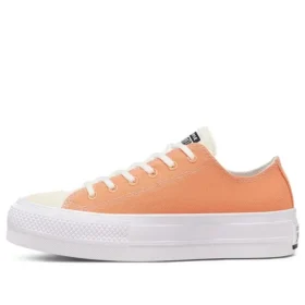 Chuck Taylor Renew Pamuklu Platform Düşük “Fuel Orange”