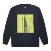 Cinsiyet Ayrımı Olmayan Converse Shapes Bubble Bisiklet Yaka Sweatshirt Asya Bedenleri “Siyah”