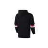 Collegiate Yazılı Kapüşonlu Sweatshirt Asya Bedenleri “Siyah”