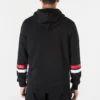 Collegiate Yazılı Kapüşonlu Sweatshirt Asya Bedenleri “Siyah”