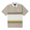 Colorblock Logo Polo Gömlek Asya Bedenleri “Bej Beyaz”