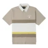 Colorblock Logo Polo Gömlek Asya Bedenleri “Bej Beyaz”