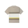 Colorblock Logo Polo Gömlek Asya Bedenleri “Bej Beyaz”