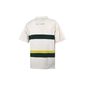Colorblock Logo Polo Gömlek Asya Bedenleri “Beyaz Koyu Yeşil”
