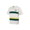 Colorblock Logo Polo Gömlek Asya Bedenleri “Beyaz Koyu Yeşil”