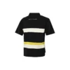Colorblock Logo Polo Gömlek Asya Bedenleri “Siyah Beyaz”