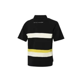 Colorblock Logo Polo Gömlek Asya Bedenleri “Siyah Beyaz”