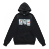 Comic Graphic Hoodie Asya Bedenleri “Siyah”