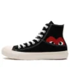 Converse x COMME des GARCONS Chuck 70 Hi Half Logo “Siyah Kırmızı”