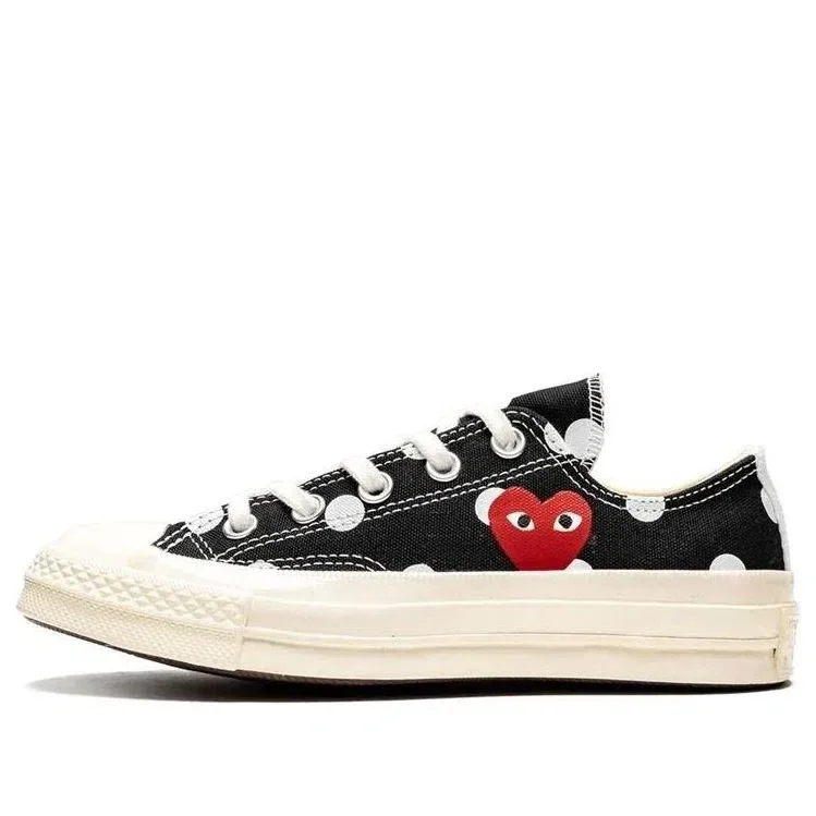 Converse x COMME des GARCONS Chuck 70 Low “Siyah Polka Dot” Converse x COMME des GARCONS Chuck 70 Low “Siyah Polka Dot”