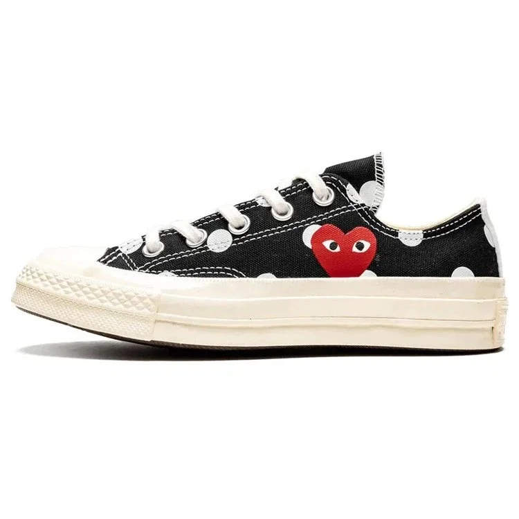 Converse x COMME des GARCONS Chuck 70 Low “Siyah Polka Dot” Converse x COMME des GARCONS Chuck 70 Low “Siyah Polka Dot”