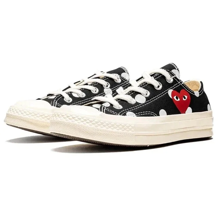 Converse x COMME des GARCONS Chuck 70 Low “Siyah Polka Dot” Converse x COMME des GARCONS Chuck 70 Low “Siyah Polka Dot”