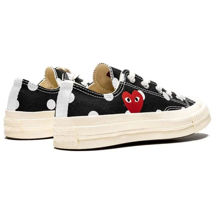 Converse x COMME des GARCONS Chuck 70 Low “Siyah Polka Dot” Converse x COMME des GARCONS Chuck 70 Low “Siyah Polka Dot”