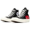 Converse x COMME des GARCONS PLAY Chuck 70 Hi “Siyah Kırmızı” Converse x COMME des GARCONS PLAY Chuck 70 Hi “Siyah Kırmızı”