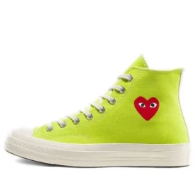 Converse x COMME des GARCONS PLAY Chuck 70 High “Parlak Yeşil”