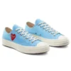 Converse x COMME des GARCONS PLAY Chuck 70 Low “Bright Blue” Converse x COMME des GARCONS PLAY Chuck 70 Low “Bright Blue”