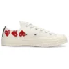 Converse x COMME des GARCONS PLAY Chuck 70 Low Multi Heart “Beyaz Kırmızı” Converse x COMME des GARCONS PLAY Chuck 70 Low Multi Heart “Beyaz Kırmızı”