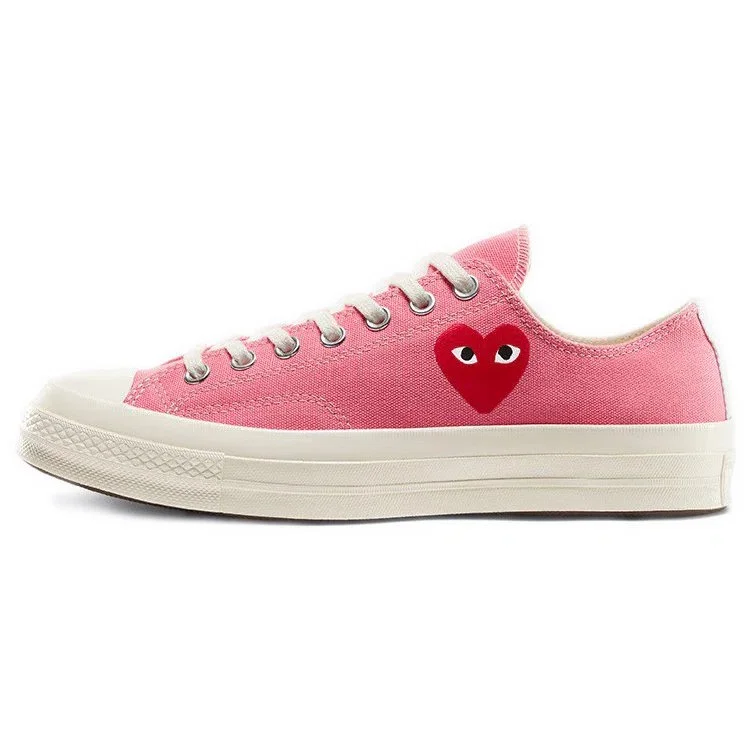 Converse x COMME des GARCONS PLAY Chuck 70 Low “Parlak Pembe” Converse x COMME des GARCONS PLAY Chuck 70 Low “Parlak Pembe”
