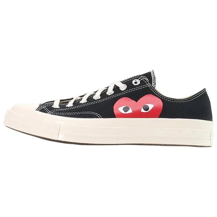 Converse x COMME des GARCONS PLAY Chuck 70 Low “Siyah Beyaz” Converse x COMME des GARCONS PLAY Chuck 70 Low “Siyah Beyaz”
