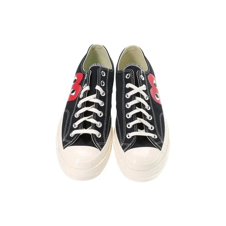 Converse x COMME des GARCONS PLAY Chuck 70 Low “Siyah Beyaz” Converse x COMME des GARCONS PLAY Chuck 70 Low “Siyah Beyaz”