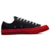 Converse x COMME des GARCONS PLAY Chuck 70 Low “Siyah Kırmızı”