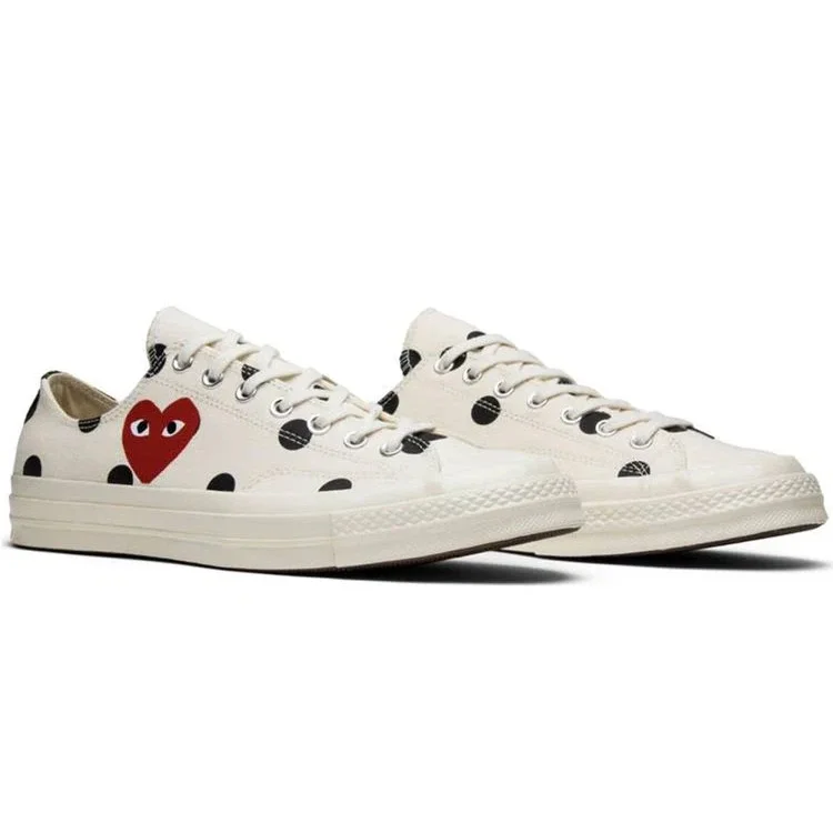 Converse x COMME des GARCONS PLAY Chuck 70 Low “White Polka Dot” Converse x COMME des GARCONS PLAY Chuck 70 Low “White Polka Dot”