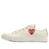 Converse x Comme des Garcons PLAY Chuck 70 Ox “Single Heart Milk”