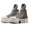 Converse x DRKSHDW DBL DRKSTR OVERDYE Chuck 70 Yüksek Bilekli “Gri Beyaz”