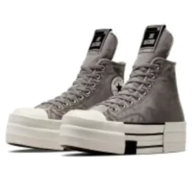 Converse x DRKSHDW DBL DRKSTR OVERDYE Chuck 70 Yüksek Bilekli “Gri Beyaz”