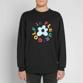 Converse x Golf Le Fleur Crew Sweatshirt Asya Bedenleri “Siyah” Converse x Golf Le Fleur Crew Sweatshirt Asya Bedenleri “Siyah”