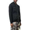 Converse x Josh Vides Utility Fleece Kapüşonlu Sweatshirt Asya Bedenleri “Siyah”