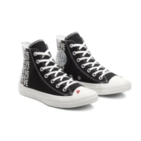 Converse x Love Fearlessly Chuck Taylor All Star “Siyah Beyaz”