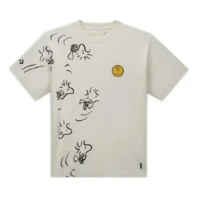 Converse x Peanuts Shapes Tişört Asya Bedenleri “Bej”