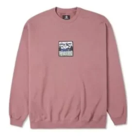 Counter Climate Grafikli Crew Sweatshirt Asya Bedenleri “Pembe-Leylak”