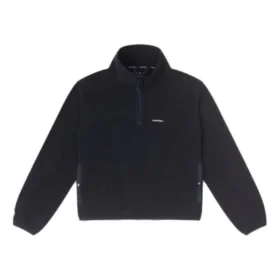 Counter Climate Polar Fleece Yarım Fermuarlı Popover Asya Bedenleri “Siyah”